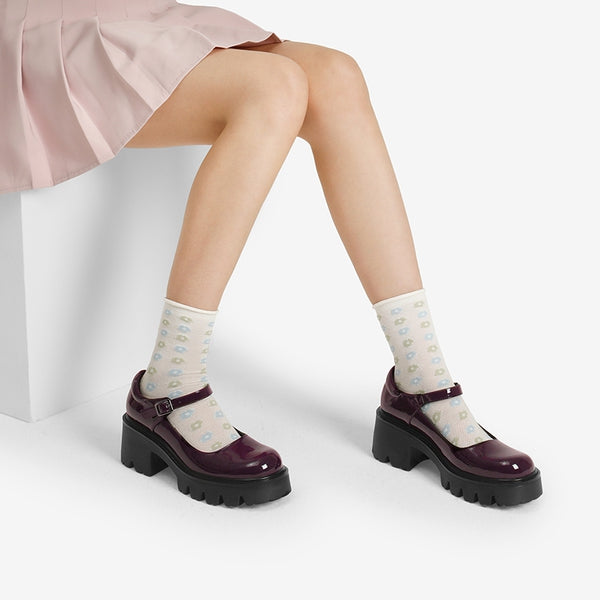 Mary Jane Block Heel Pumps – All-Day Wear & Timeless Style
