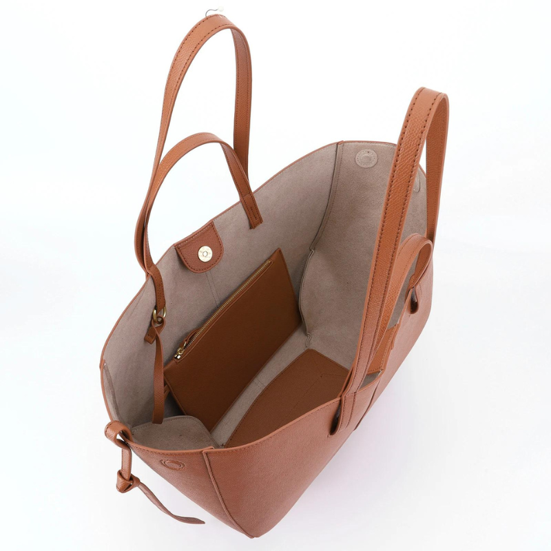 ELOISE - Large Grainy Leather Tote Bag
