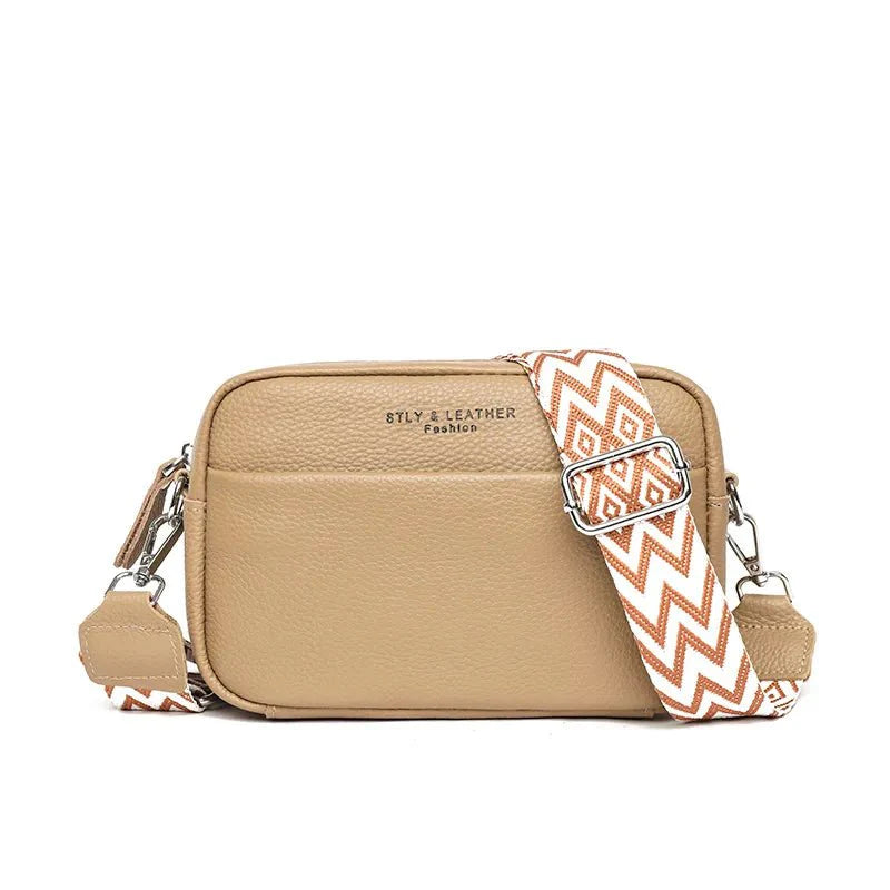 Luxury in Simplicity: Genuine Leather Crossbody Bag for Women