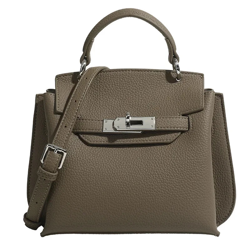 Leather bag with Kelly design