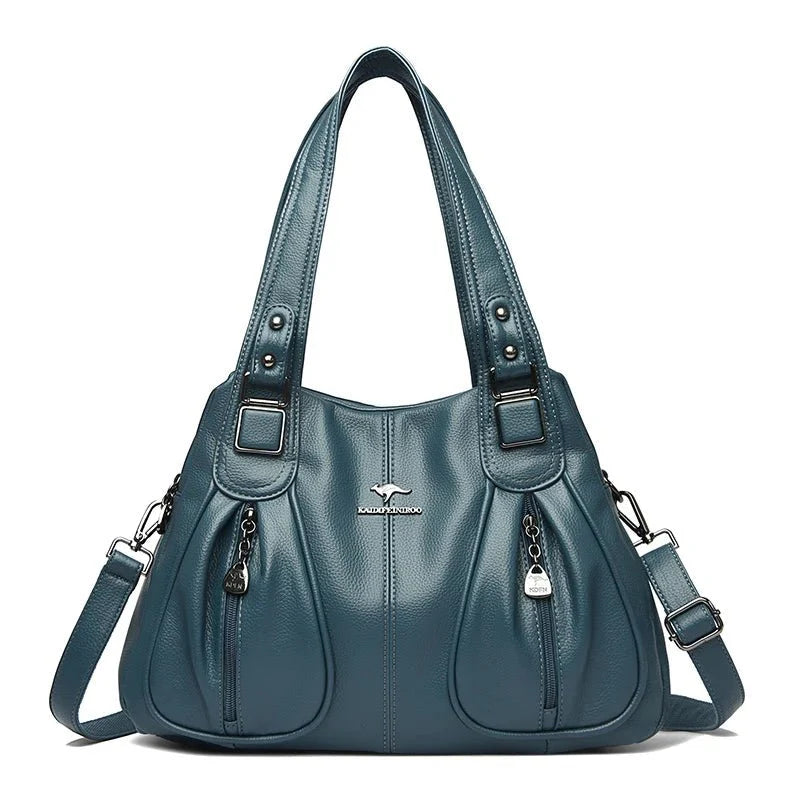 Luxury in Every Detail: Genuine Leather Women's Bucket Bag