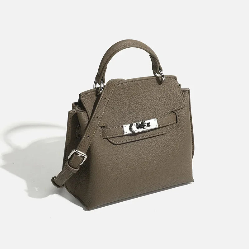 Leather bag with Kelly design