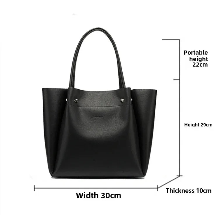 Classic design faux leather bag