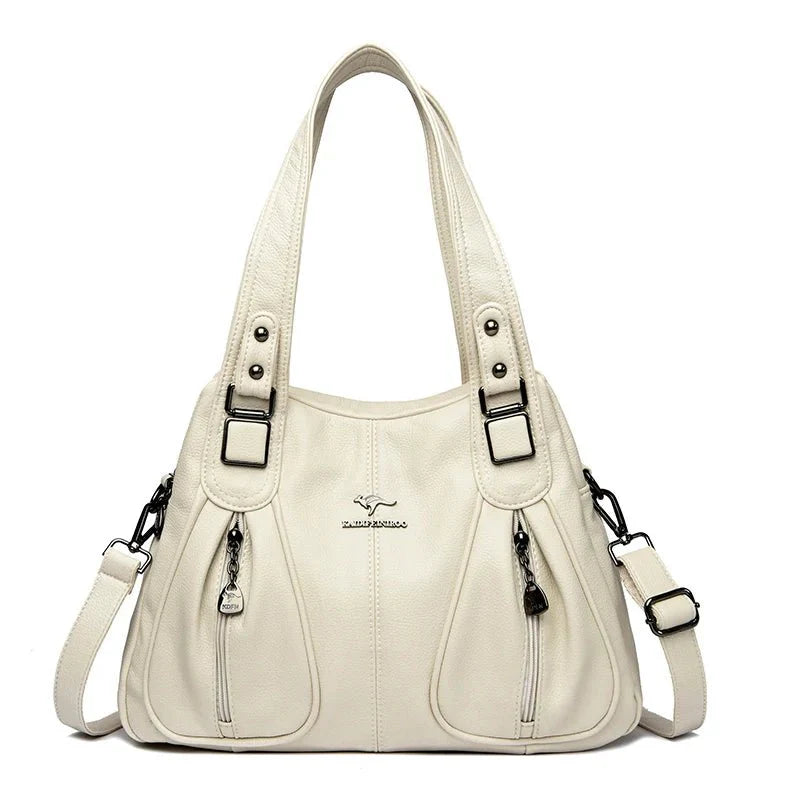 Luxury in Every Detail: Genuine Leather Women's Bucket Bag