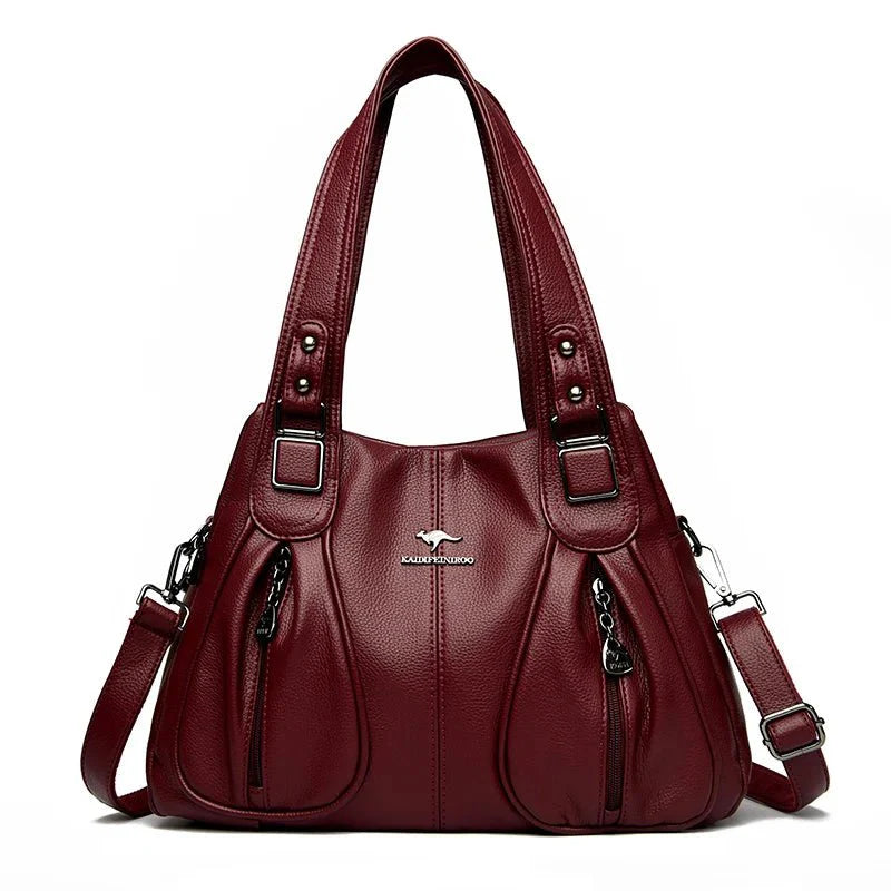 Luxury in Every Detail: Genuine Leather Women's Bucket Bag