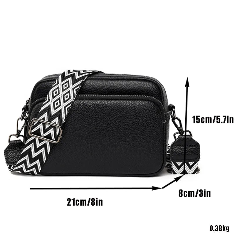 Luxury in Simplicity: Genuine Leather Crossbody Bag for Women