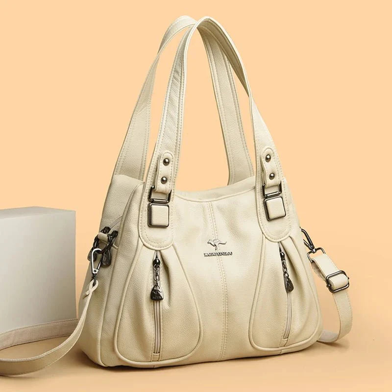 Luxury in Every Detail: Genuine Leather Women's Bucket Bag