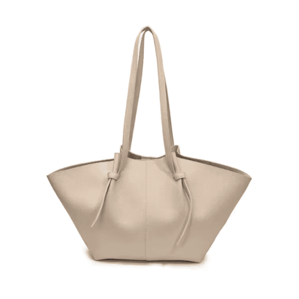 Soft Faux Leather Large Capacity Tote Bag – Elegant Designer Shoulder Handbag