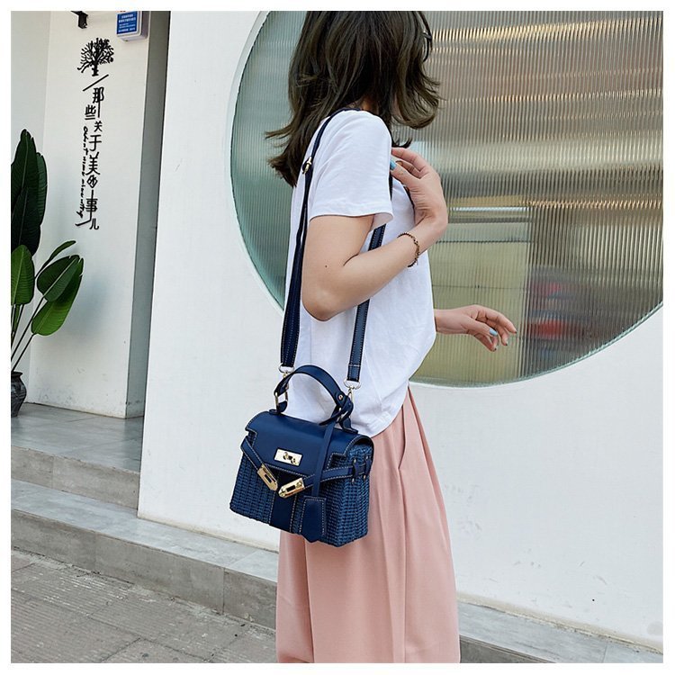 Vintage Woven Rattan Bag