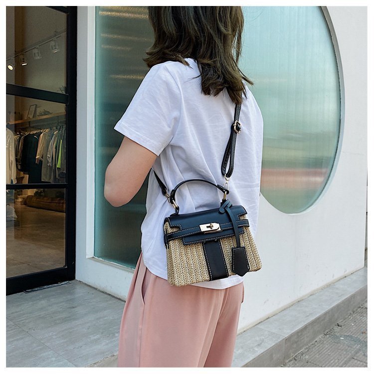 Vintage Woven Rattan Bag