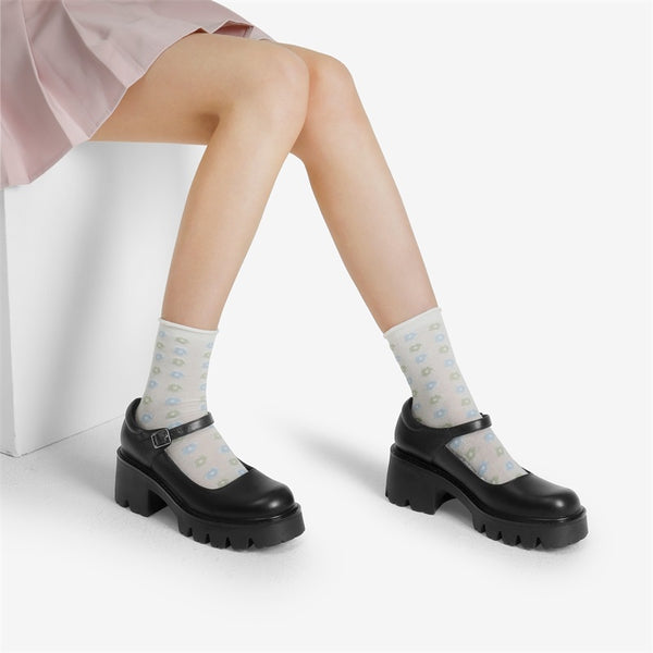 Mary Jane Block Heel Pumps – All-Day Wear & Timeless Style