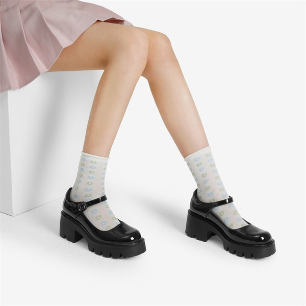 Mary Jane Block Heel Pumps – All-Day Wear & Timeless Style