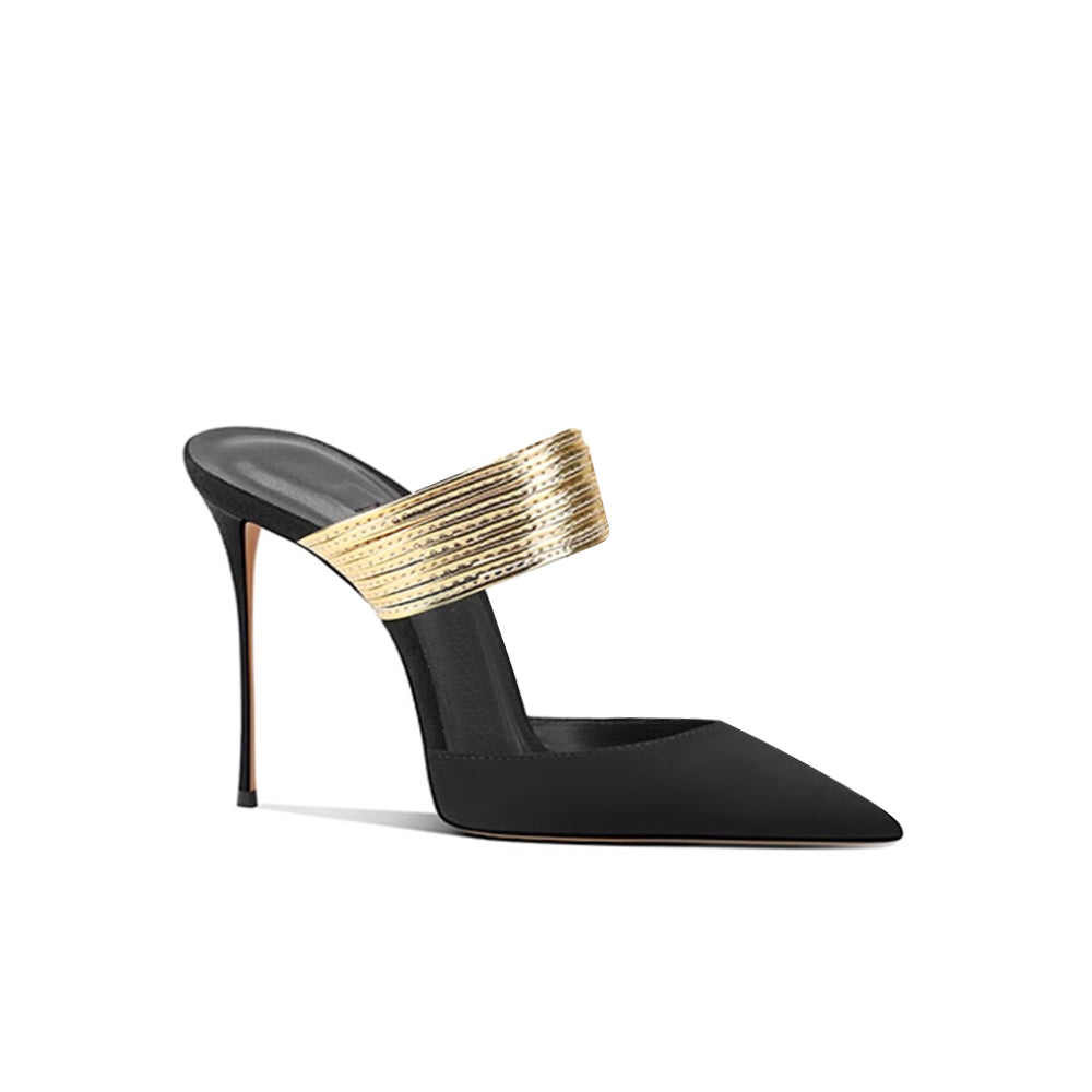 Strappy Mules Sandals - 8cm