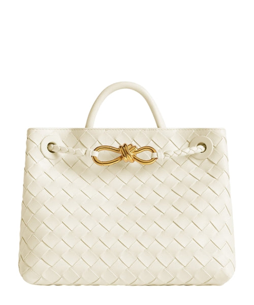 The Evie Woven Luxe Satchel & Crossbody – Brown