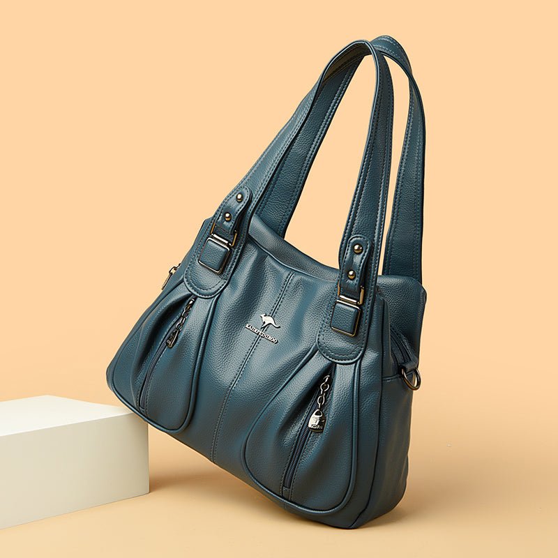 Luxury in Every Detail: Genuine Leather Women's Bucket Bag