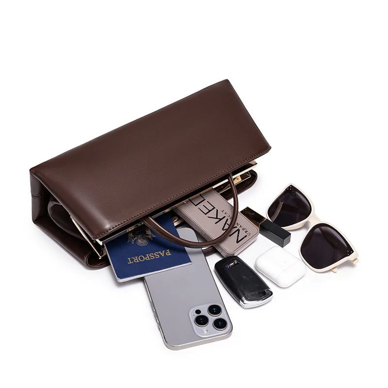 Veloura Duo Convertible Leather Bag 2026