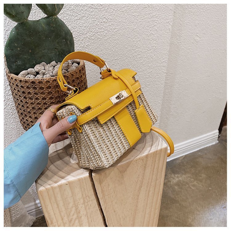 Vintage Woven Rattan Bag