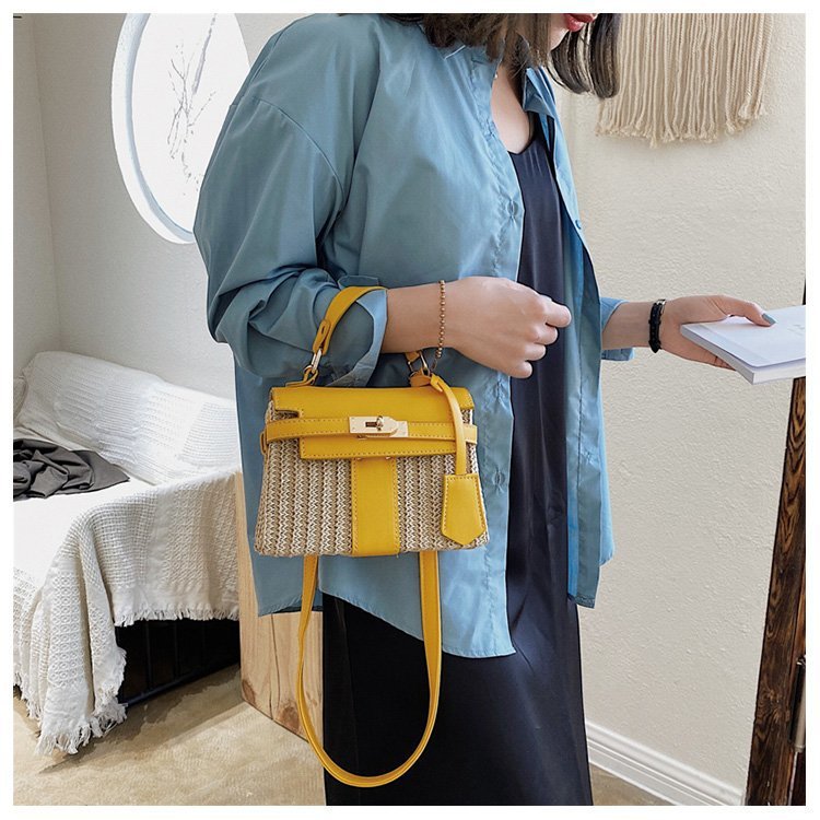 Vintage Woven Rattan Bag