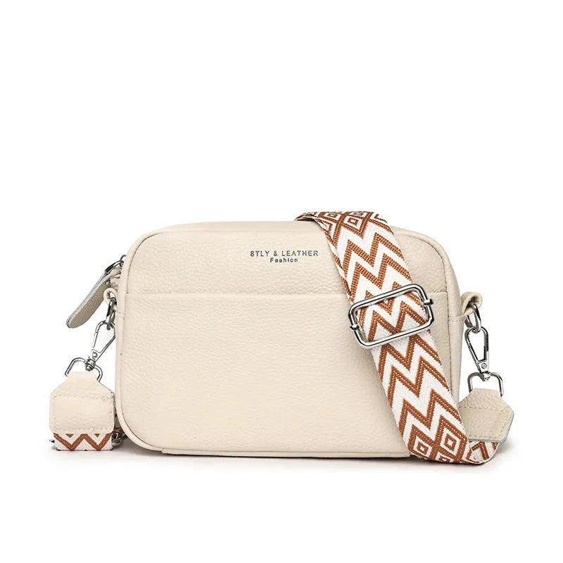 Luxury in Simplicity: Genuine Leather Crossbody Bag for Women