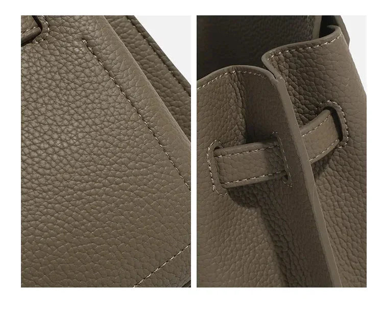 Leather bag with Kelly design