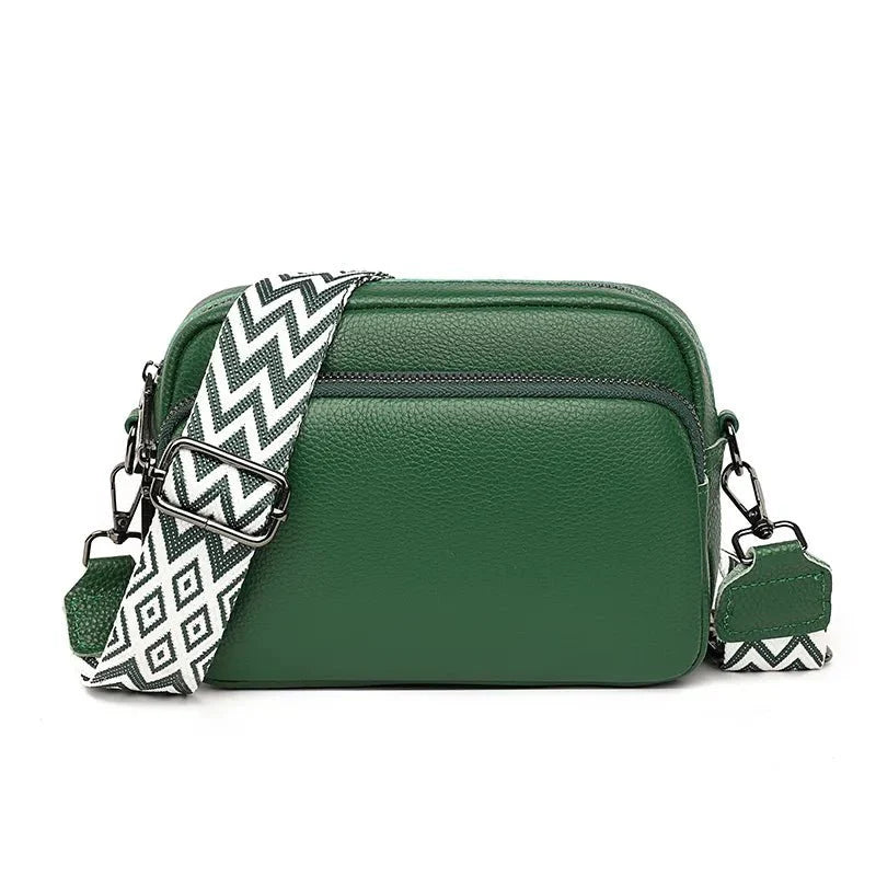 Luxury in Simplicity: Genuine Leather Crossbody Bag for Women