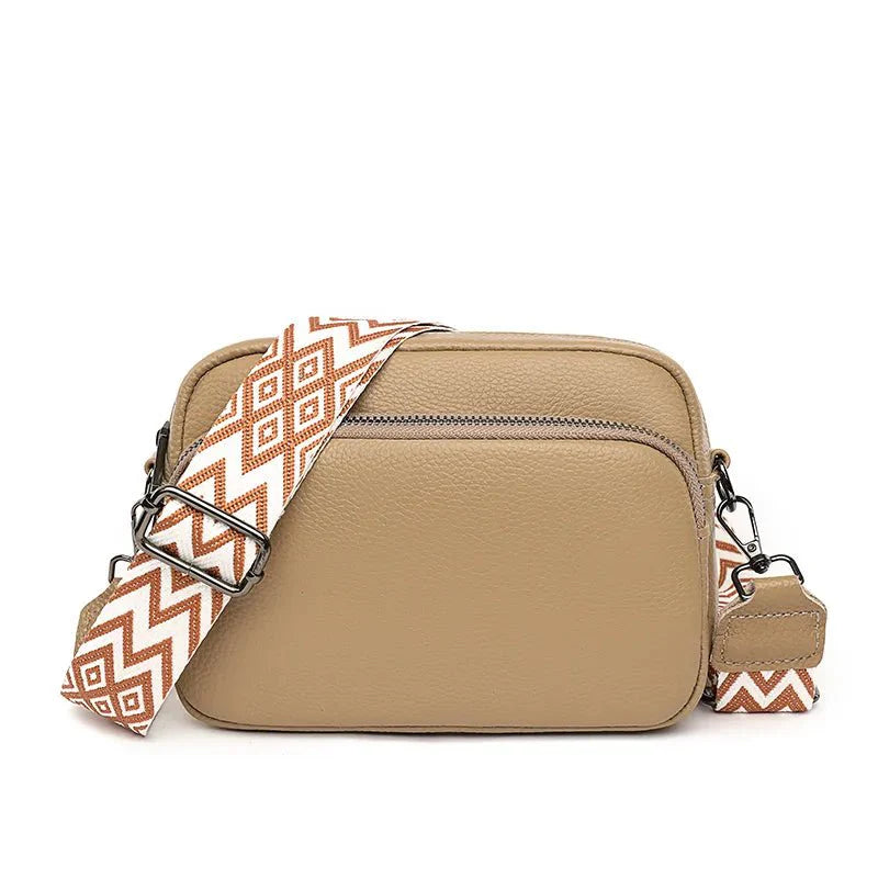 Luxury in Simplicity: Genuine Leather Crossbody Bag for Women