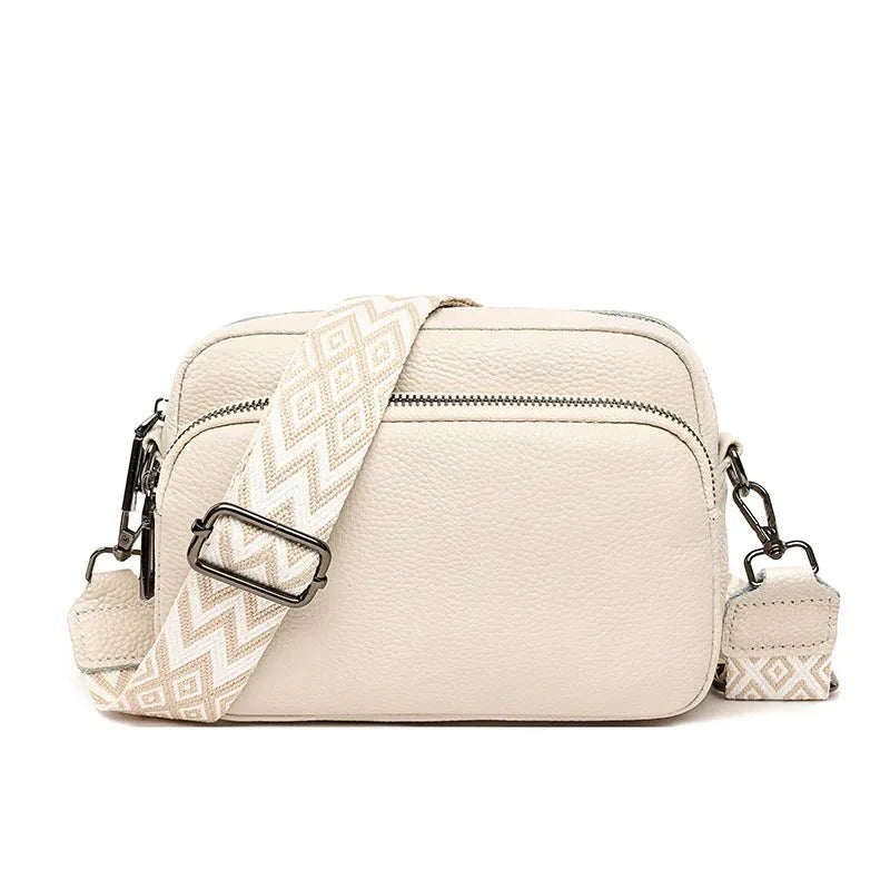 Luxury in Simplicity: Genuine Leather Crossbody Bag for Women