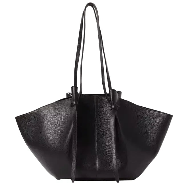Soft Faux Leather Large Capacity Tote Bag – Elegant Designer Shoulder Handbag