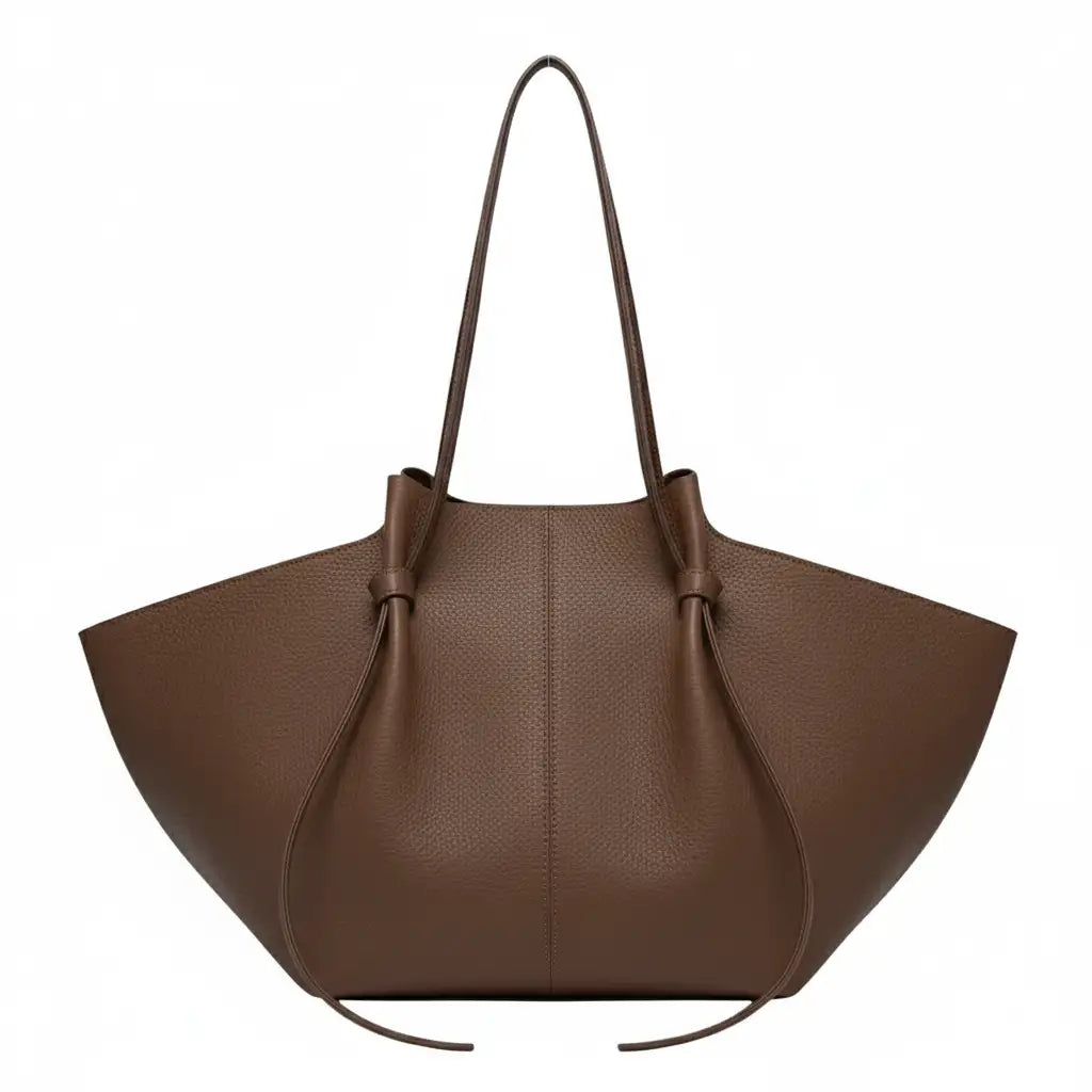 Soft Faux Leather Large Capacity Tote Bag – Elegant Designer Shoulder Handbag