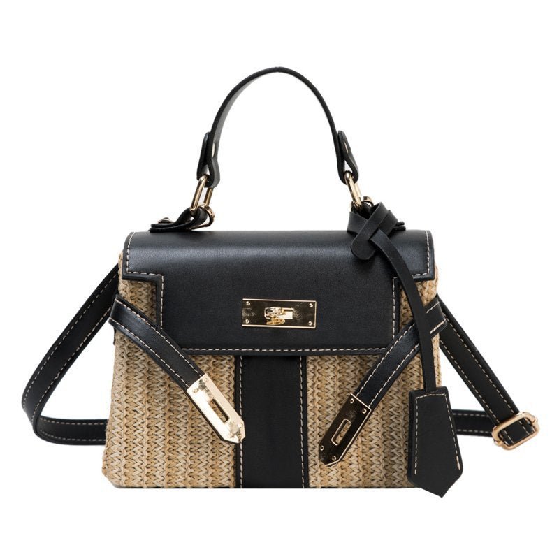 Vintage Woven Rattan Bag