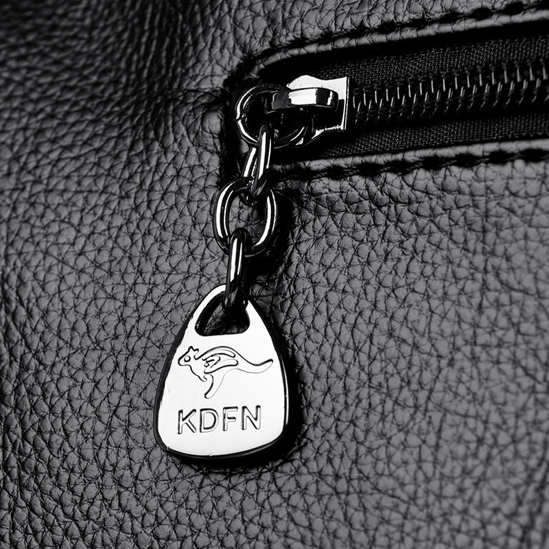Luxury in Every Detail: Genuine Leather Women's Bucket Bag