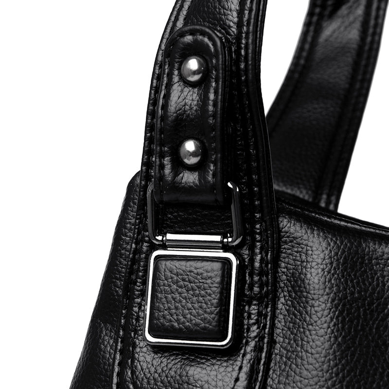 Luxury in Every Detail: Genuine Leather Women's Bucket Bag