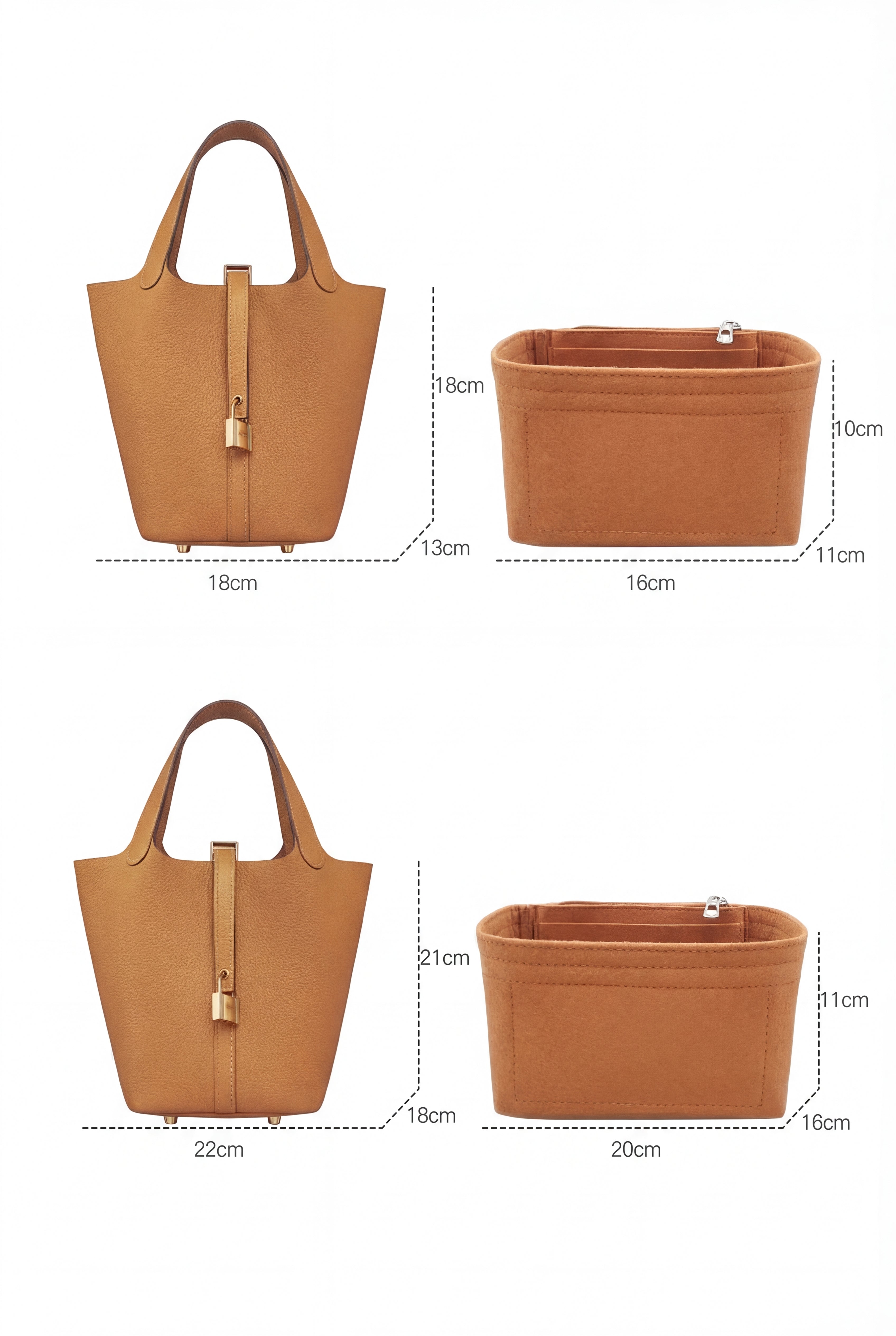Liorazz Premium Felt Bag Organizer