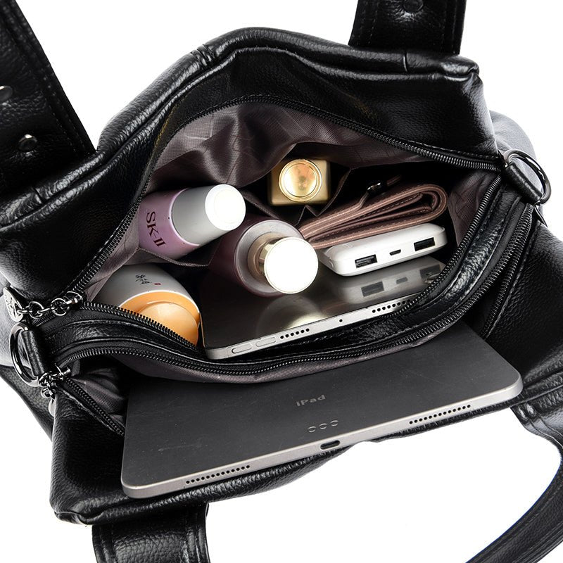 Luxury in Every Detail: Genuine Leather Women's Bucket Bag