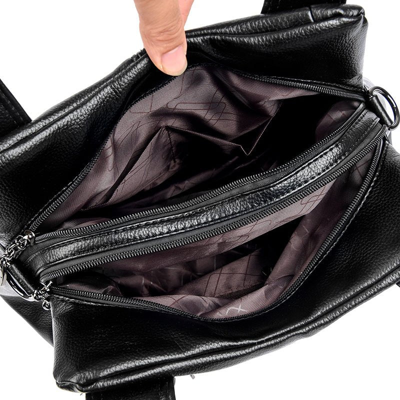 Luxury in Every Detail: Genuine Leather Women's Bucket Bag
